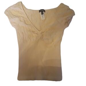 Bebe Beige Spandex Top. Women's Size: M/L.